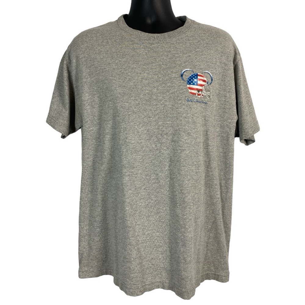 Walt Disney World Vintage American Football Helmet Shirt Size Large